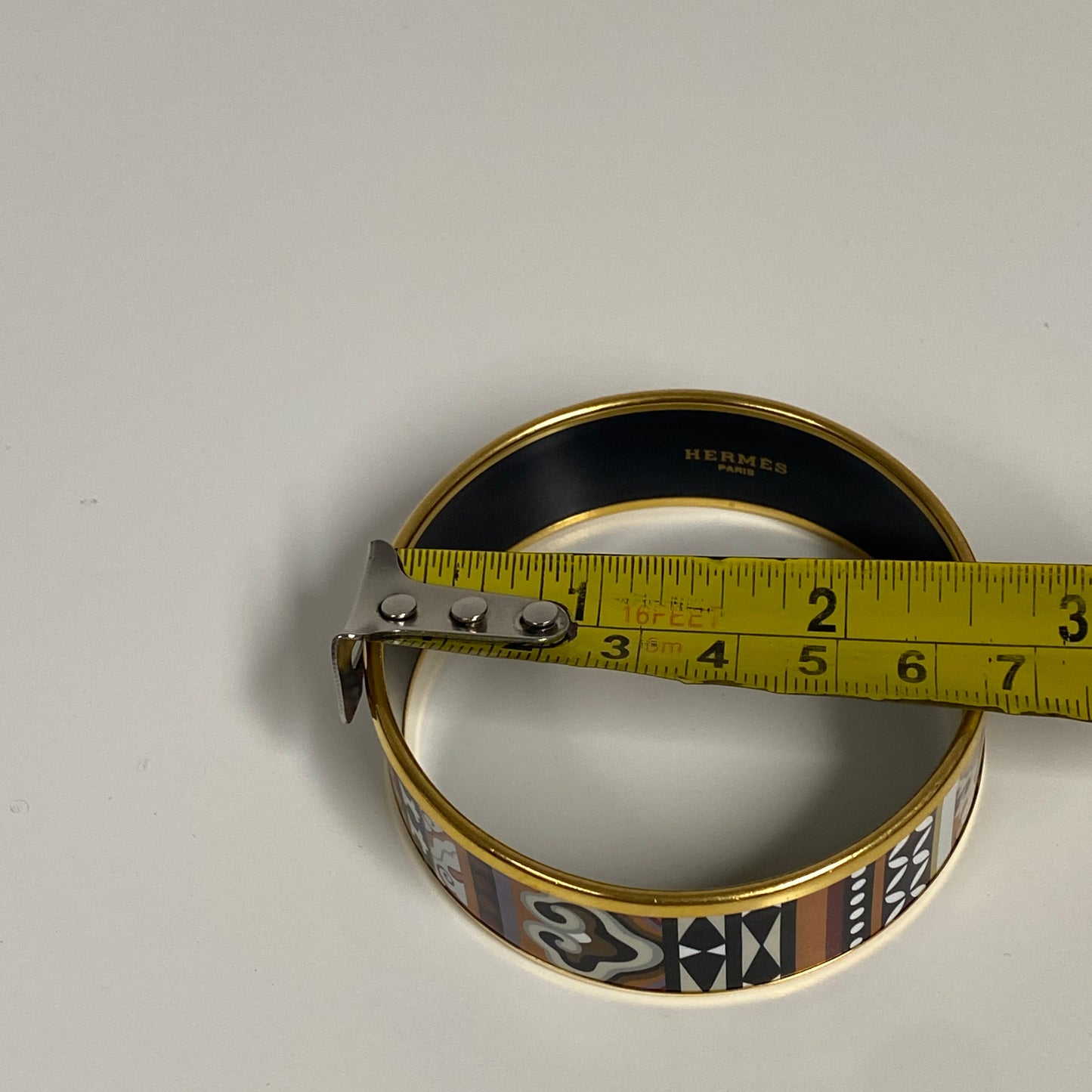 Hermes enamel bracelet small