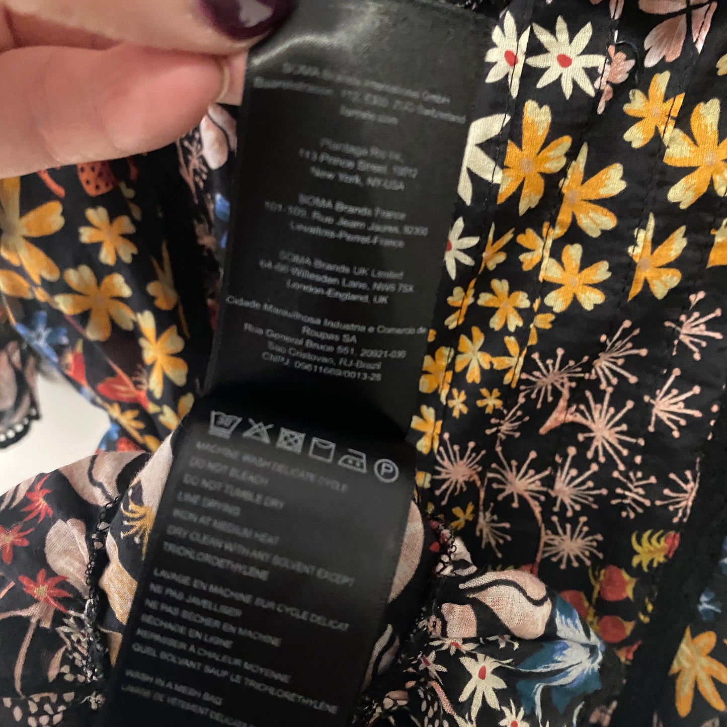 Farm Rio Print Dress Size Small