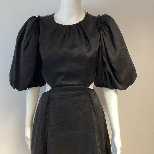 Aje black sequin detailed dress size 8