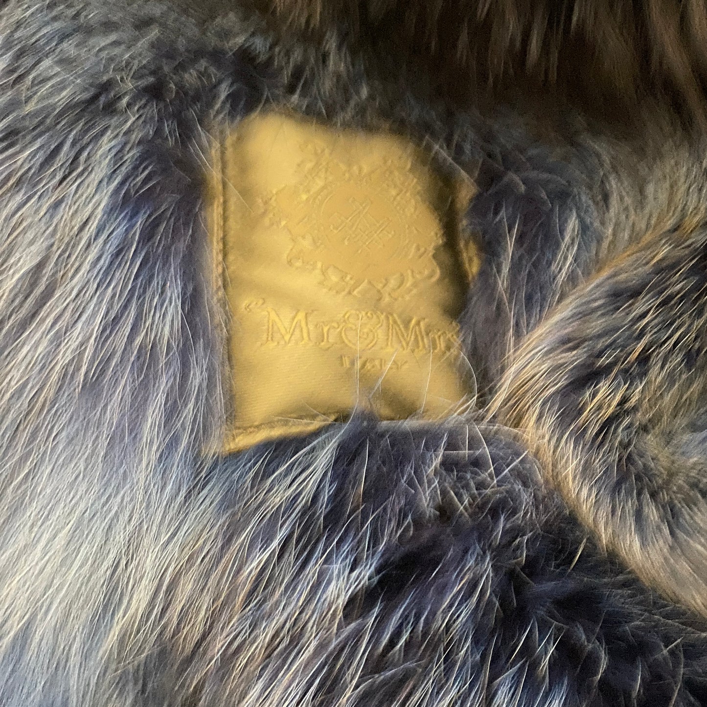 Mr&Mrs Italy fur lined parka coat Green khaki with Coyote fur interior. size XS