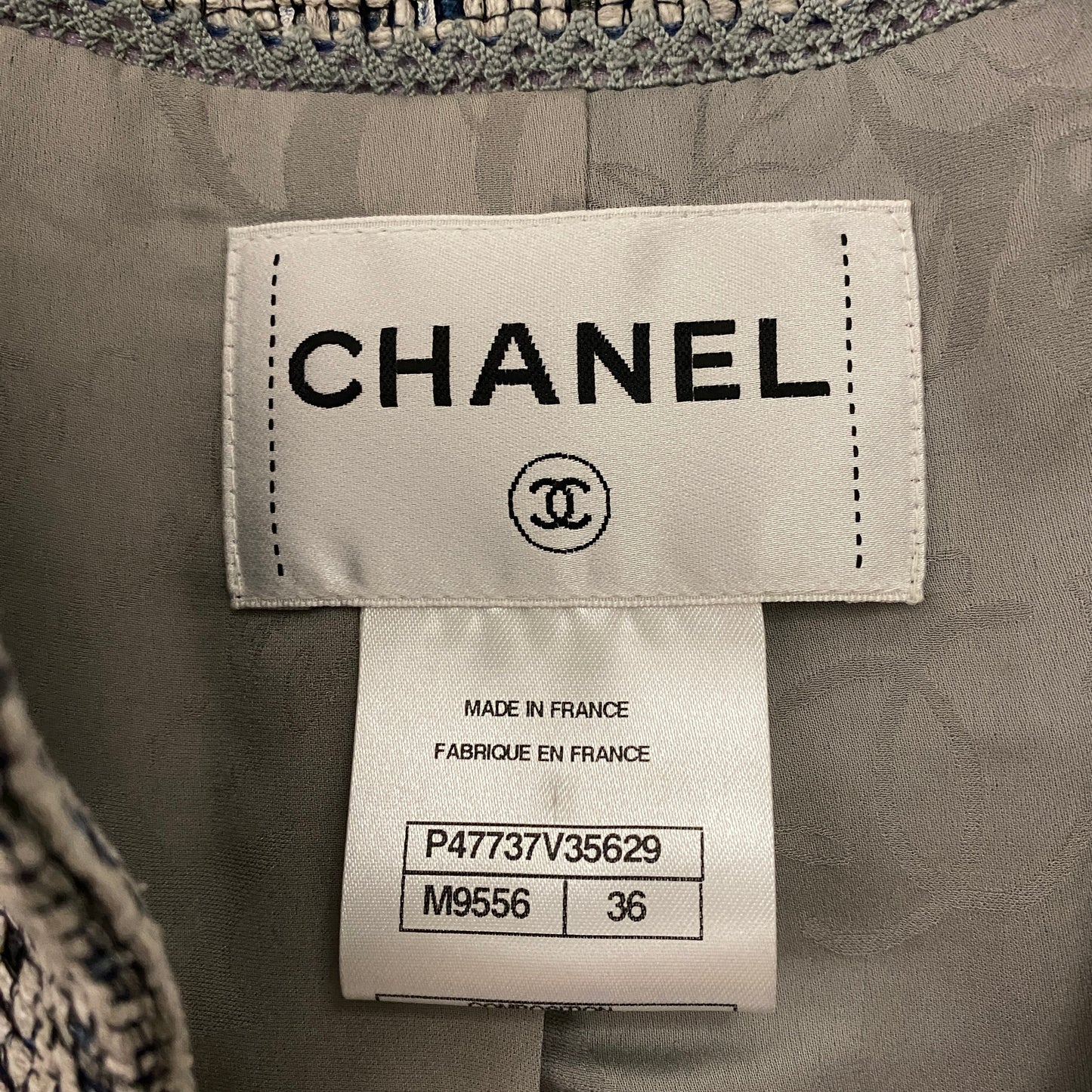 Chanel tweed jacket size 36 U.K. 8