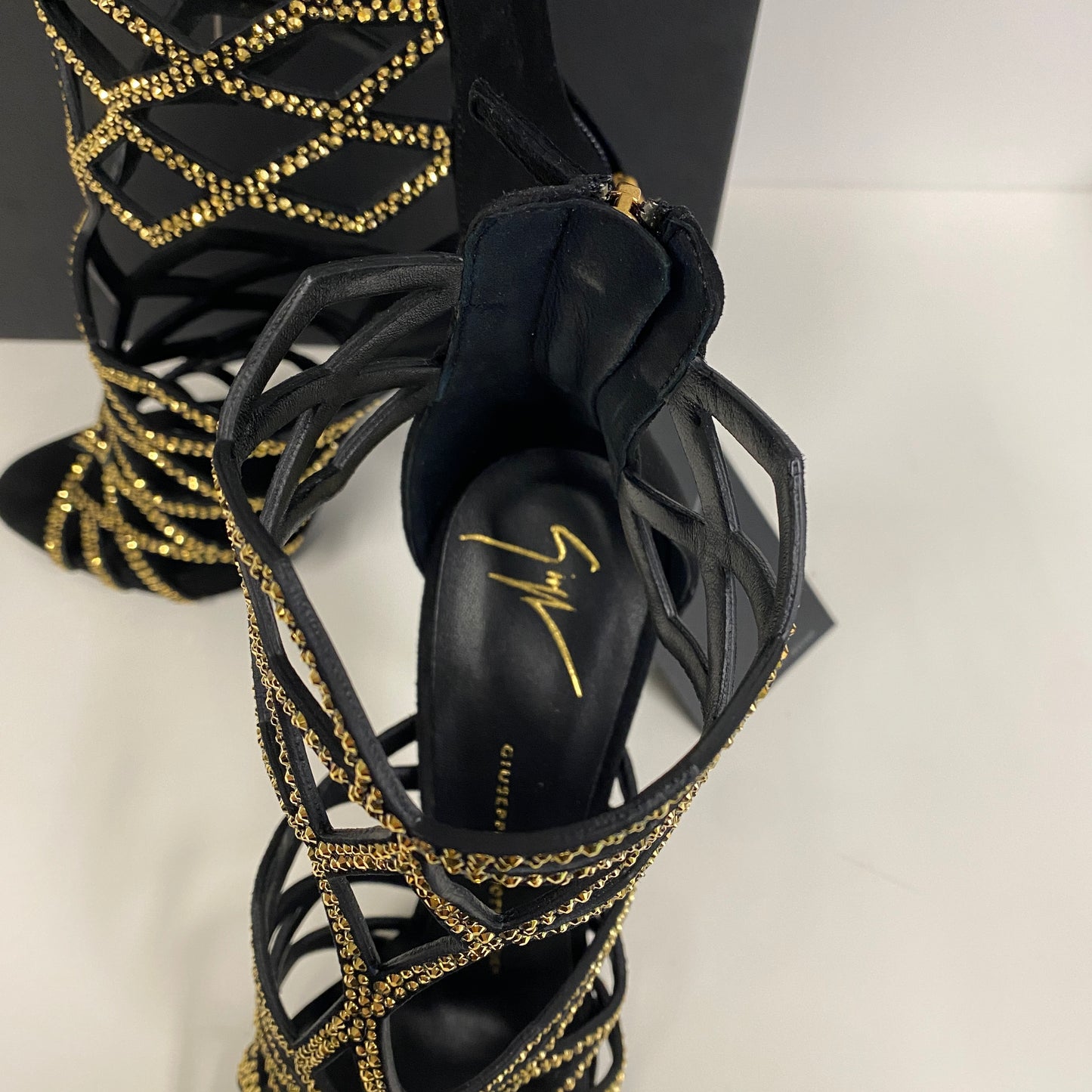 Giuseppe Zanotti raquel laser cut heels size 39.5