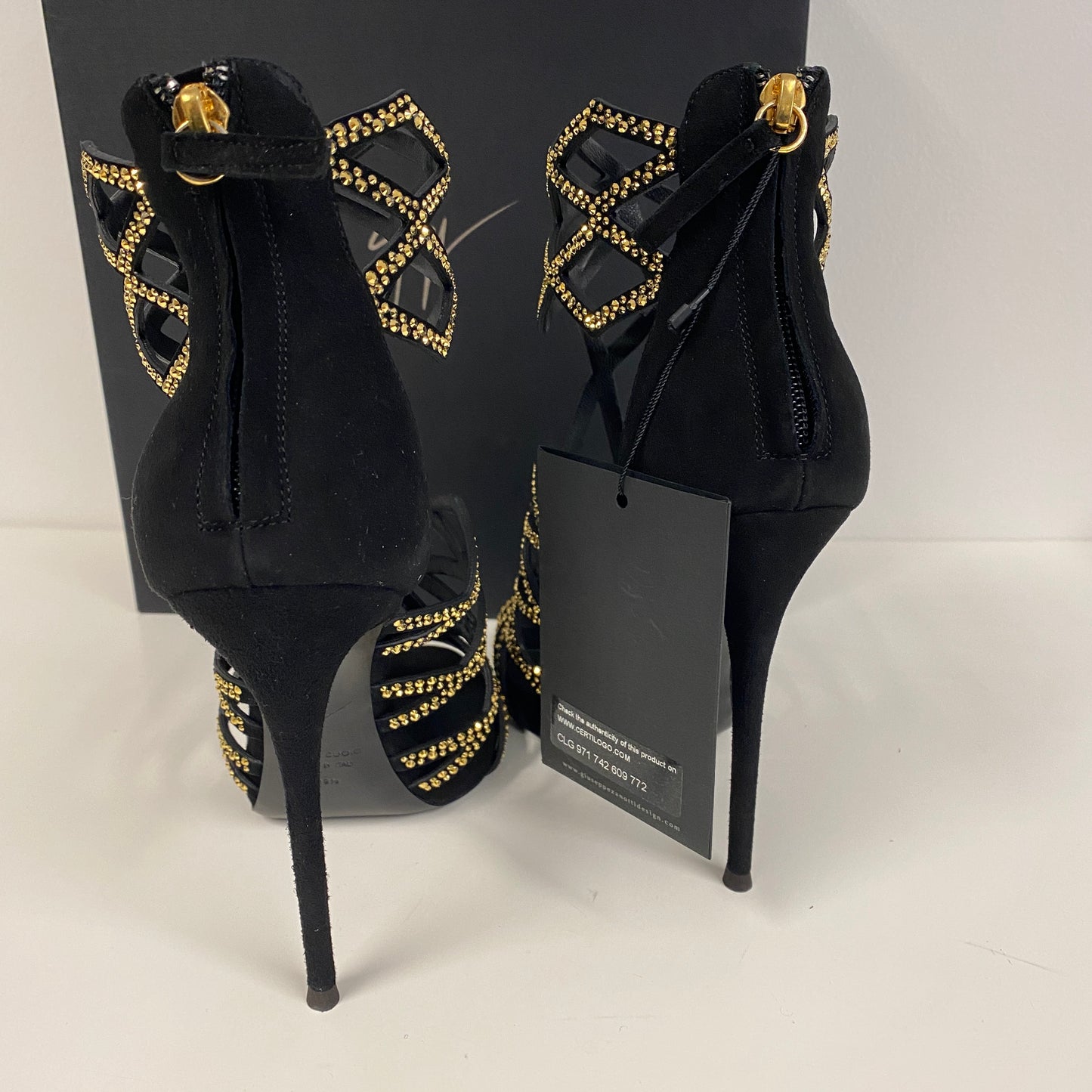 Giuseppe Zanotti raquel laser cut heels size 39.5