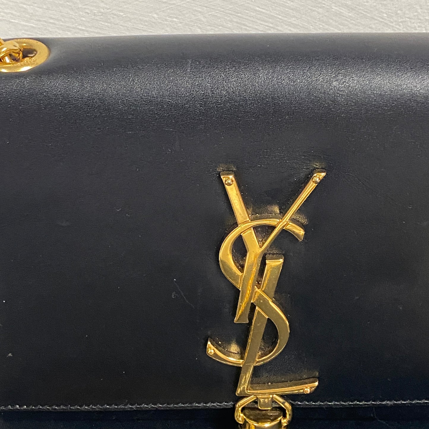 Saint Laurent black Kate tassel crossbody bag