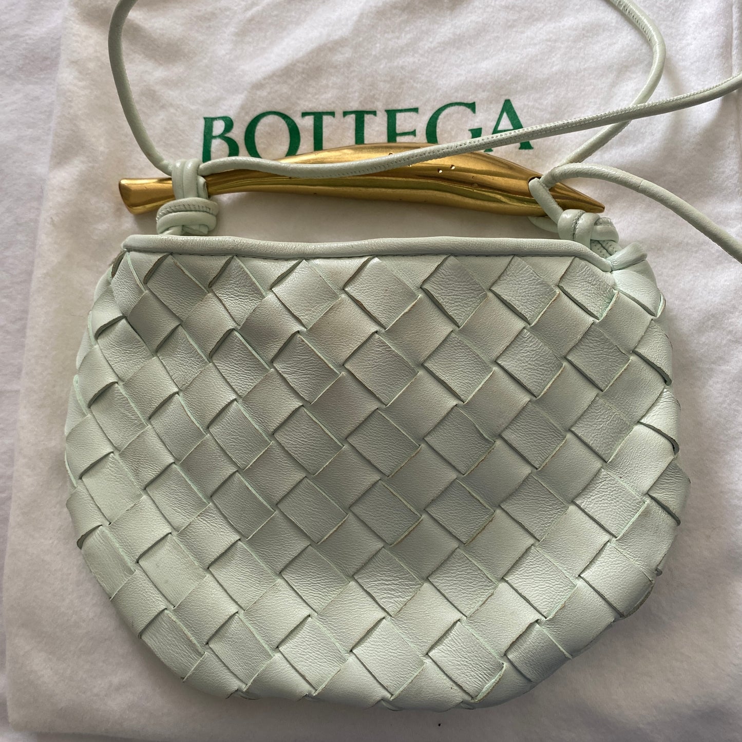 BOTTEGA VENETA MINI LEATHER SARDINE BAG