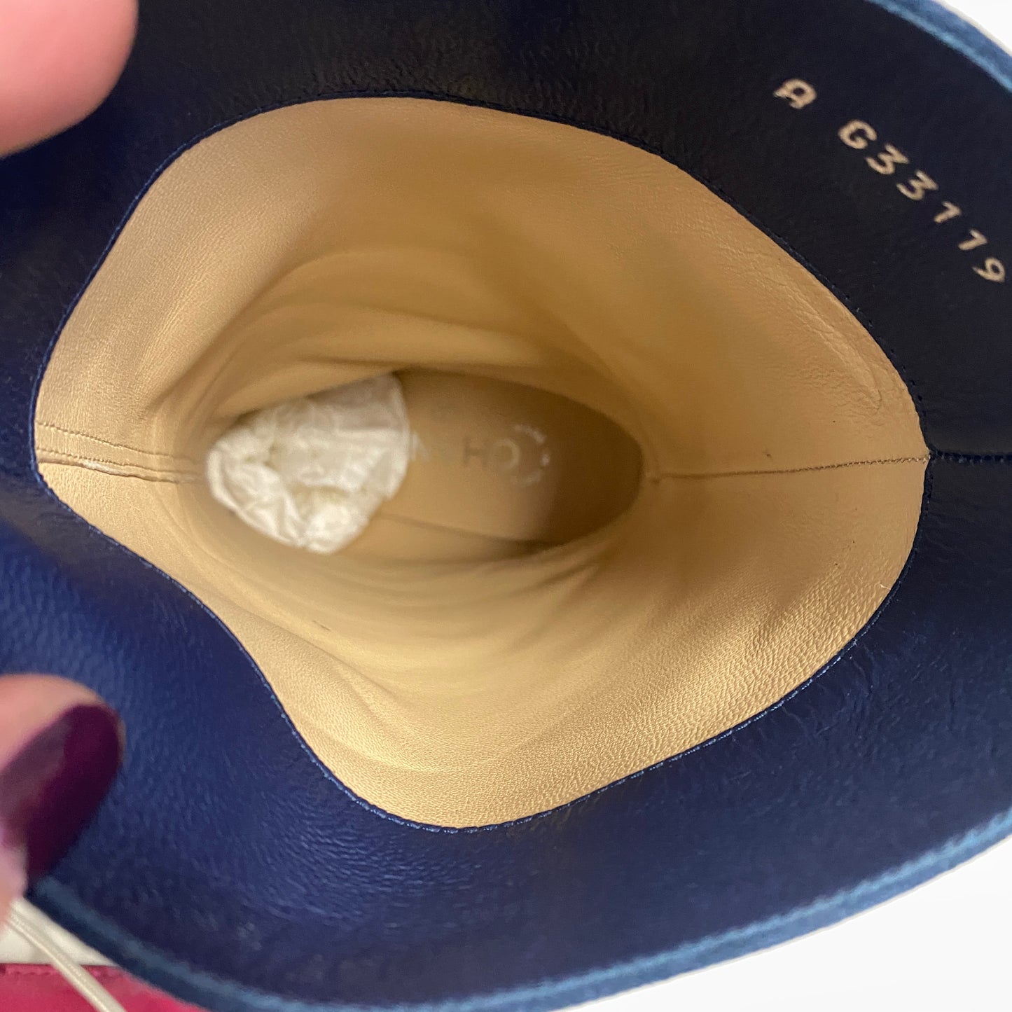 Chanel Blue suede CC & Gabrielle Chanel Boots size 35 uk 2