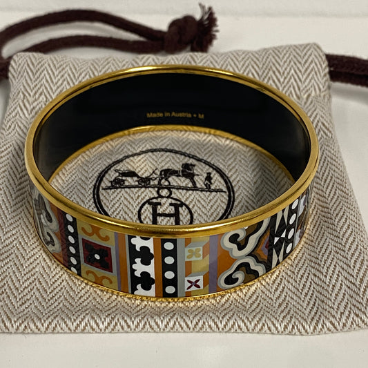 Hermes enamel bracelet small