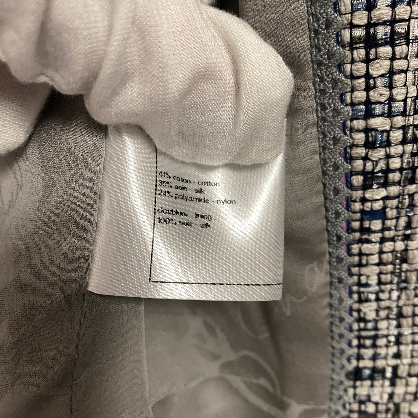 Chanel tweed jacket size 36 U.K. 8