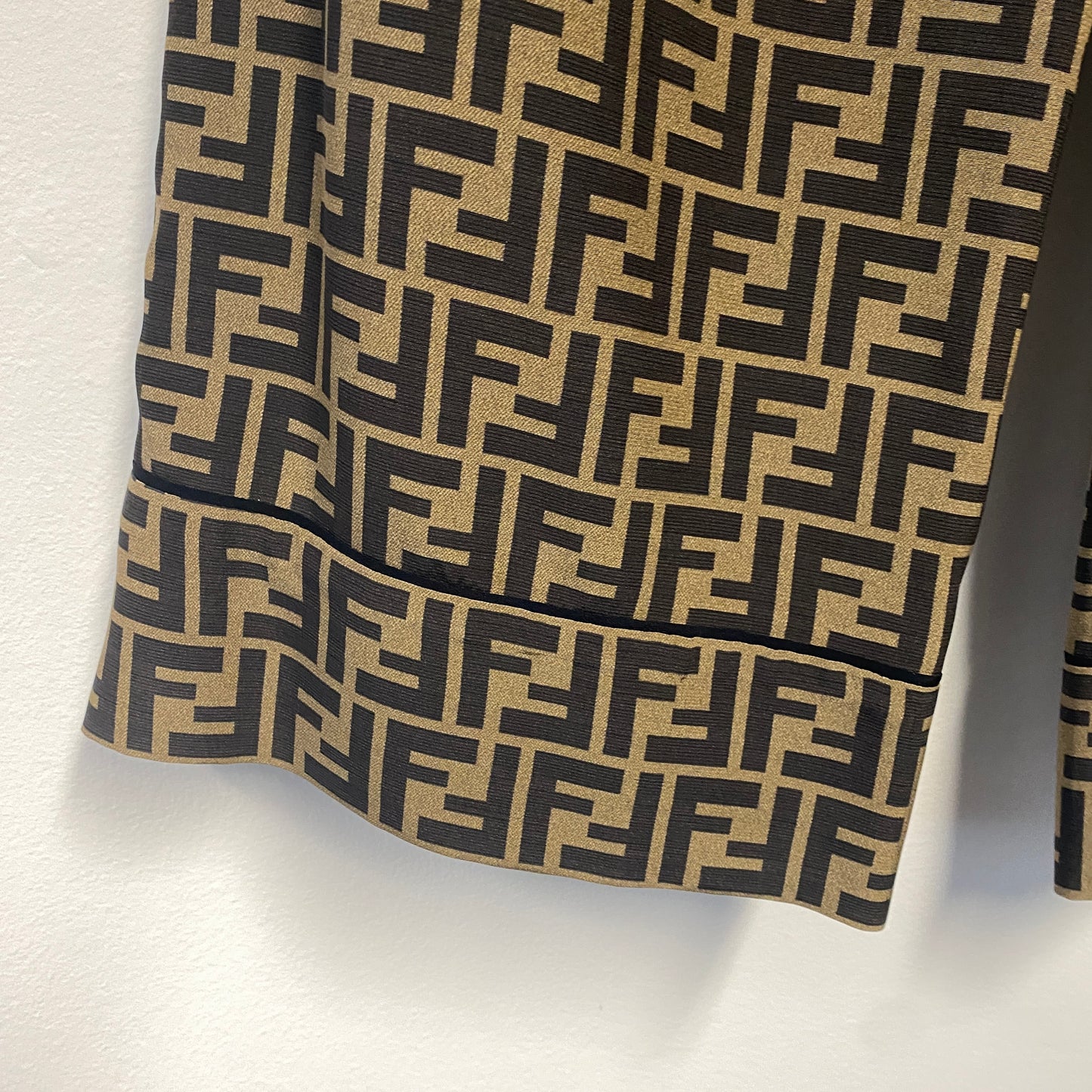 Fendi FF silk wide leg trousers Size 38 U.K. 6  Great condition