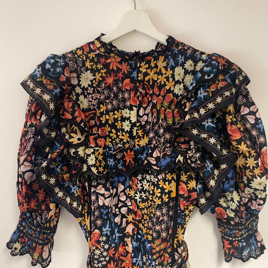 Farm Rio Print Dress Size Small