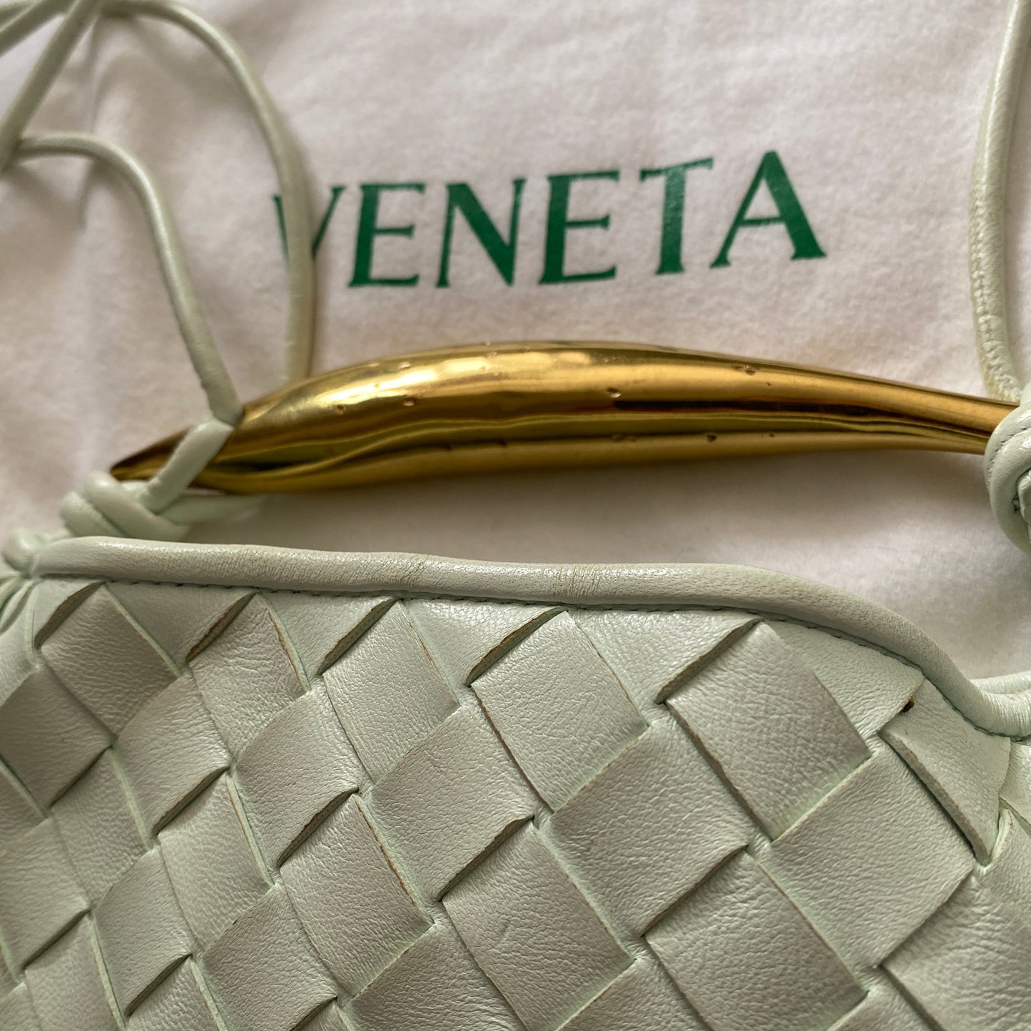 BOTTEGA VENETA MINI LEATHER SARDINE BAG