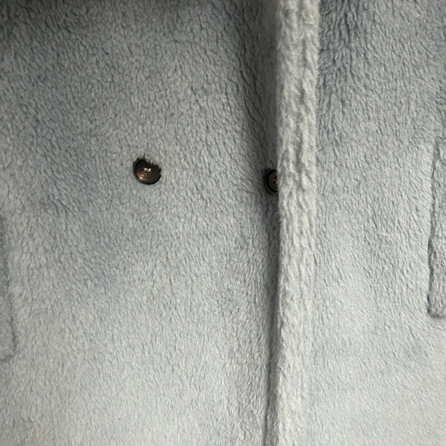 Max Mara Blue Alpaca Gettata Vest teddy coat size XS