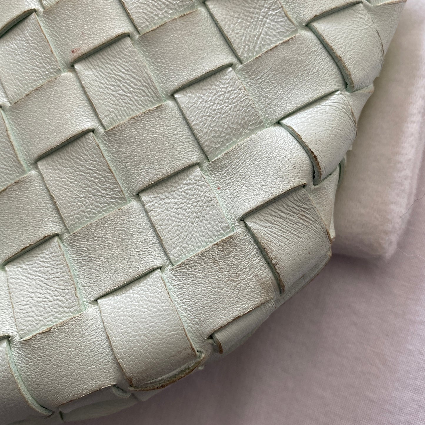 BOTTEGA VENETA MINI LEATHER SARDINE BAG