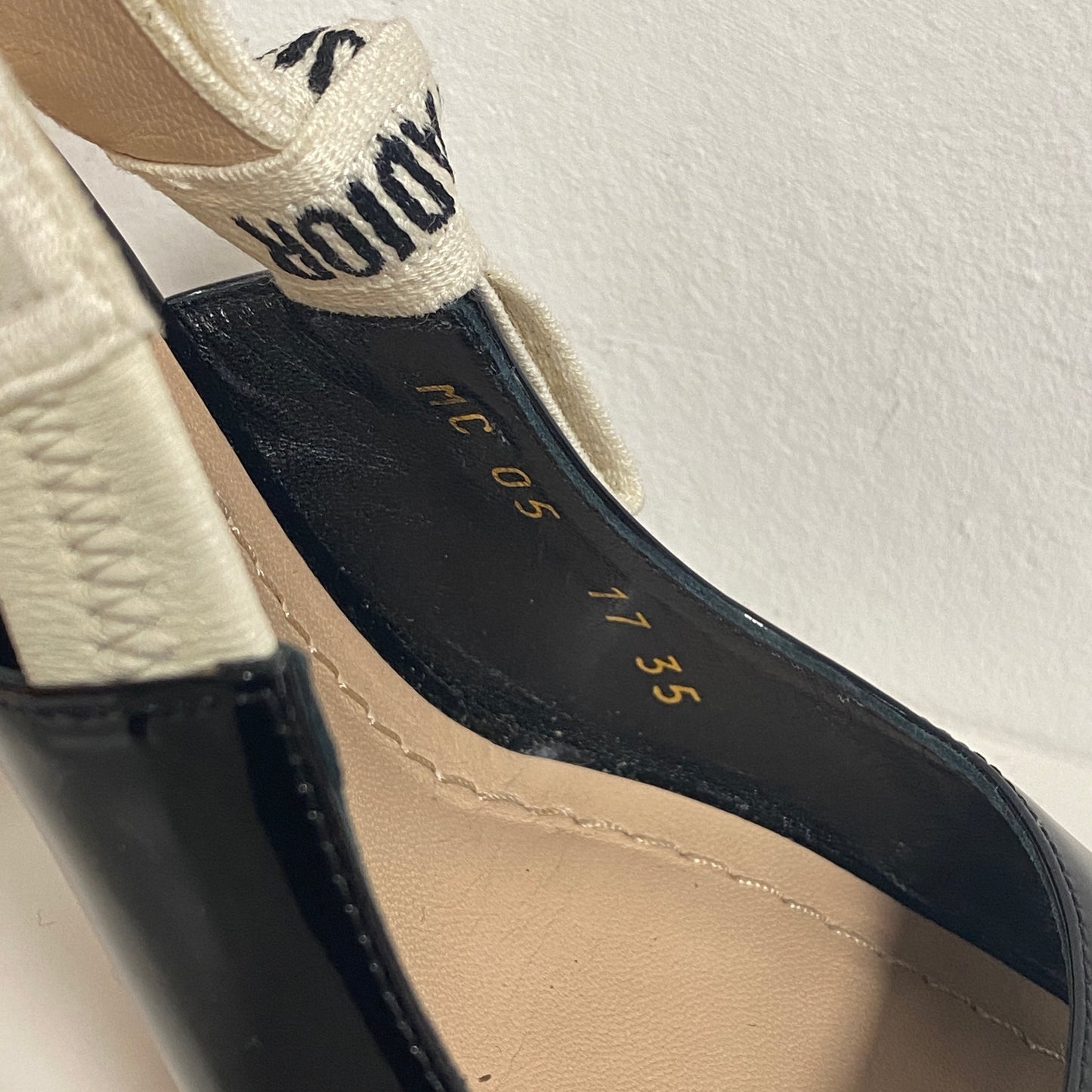 Dior J’Dior sling back pump size 35 uk 2