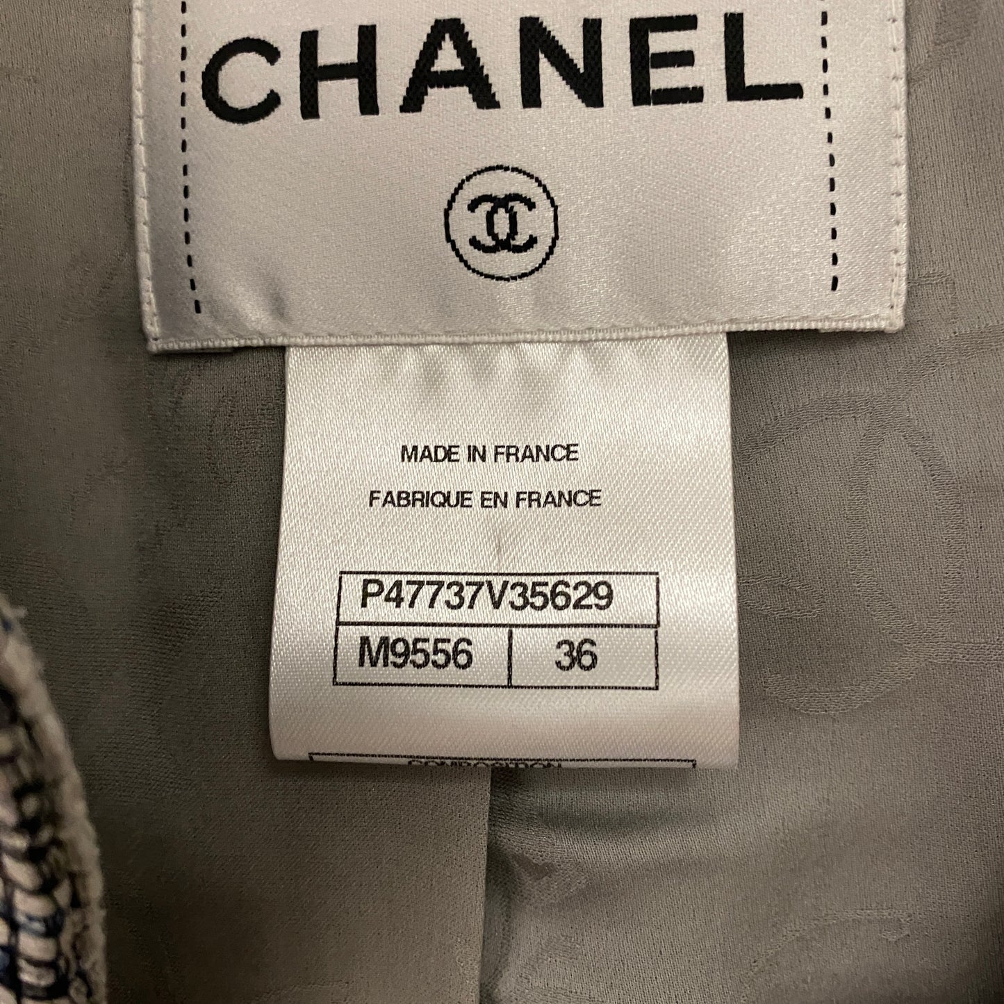 Chanel tweed jacket size 36 U.K. 8
