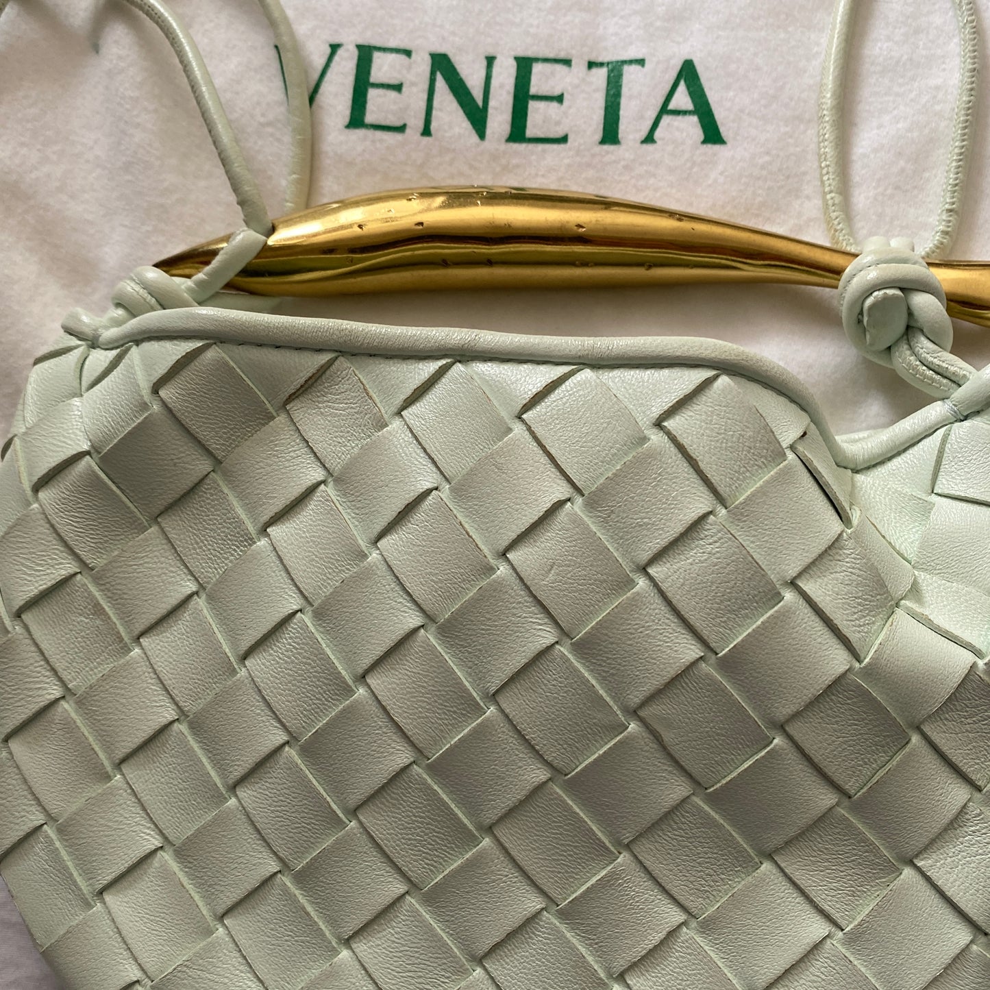 BOTTEGA VENETA MINI LEATHER SARDINE BAG