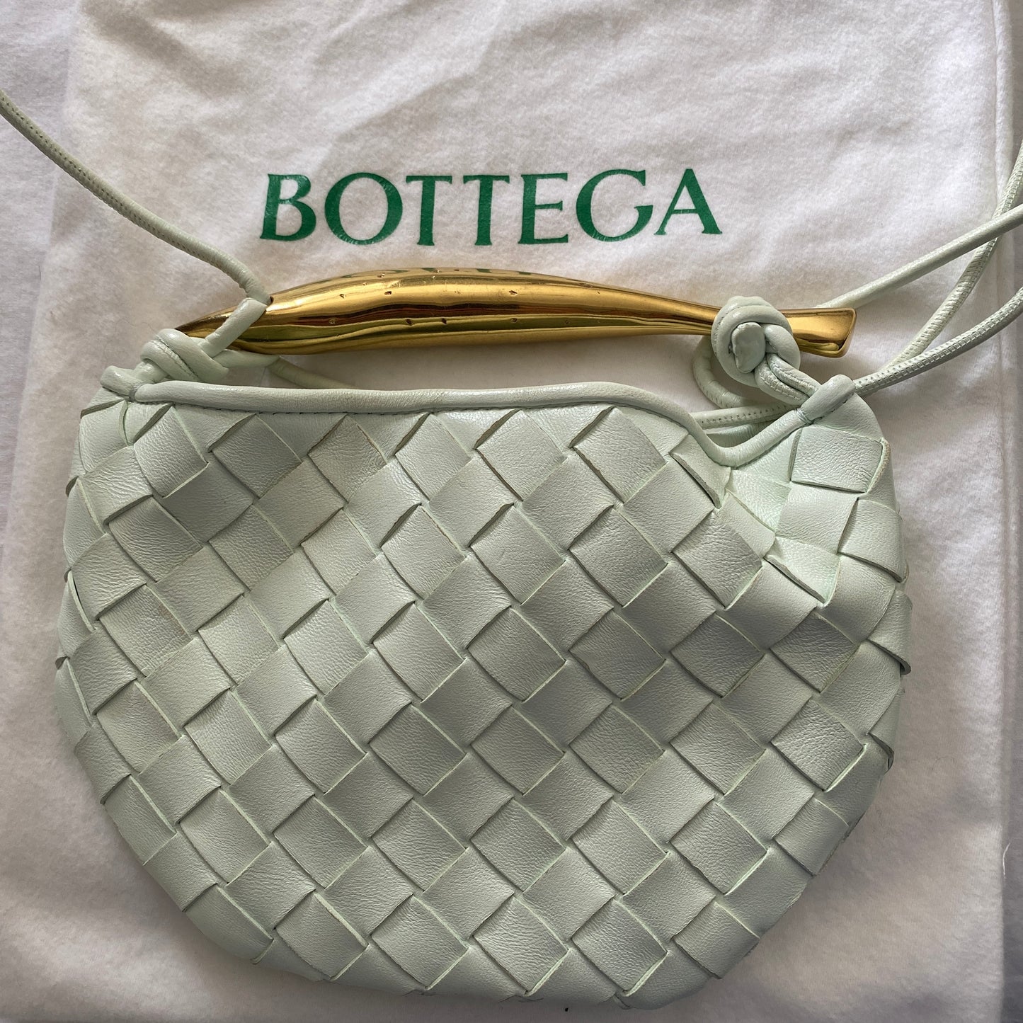 BOTTEGA VENETA MINI LEATHER SARDINE BAG