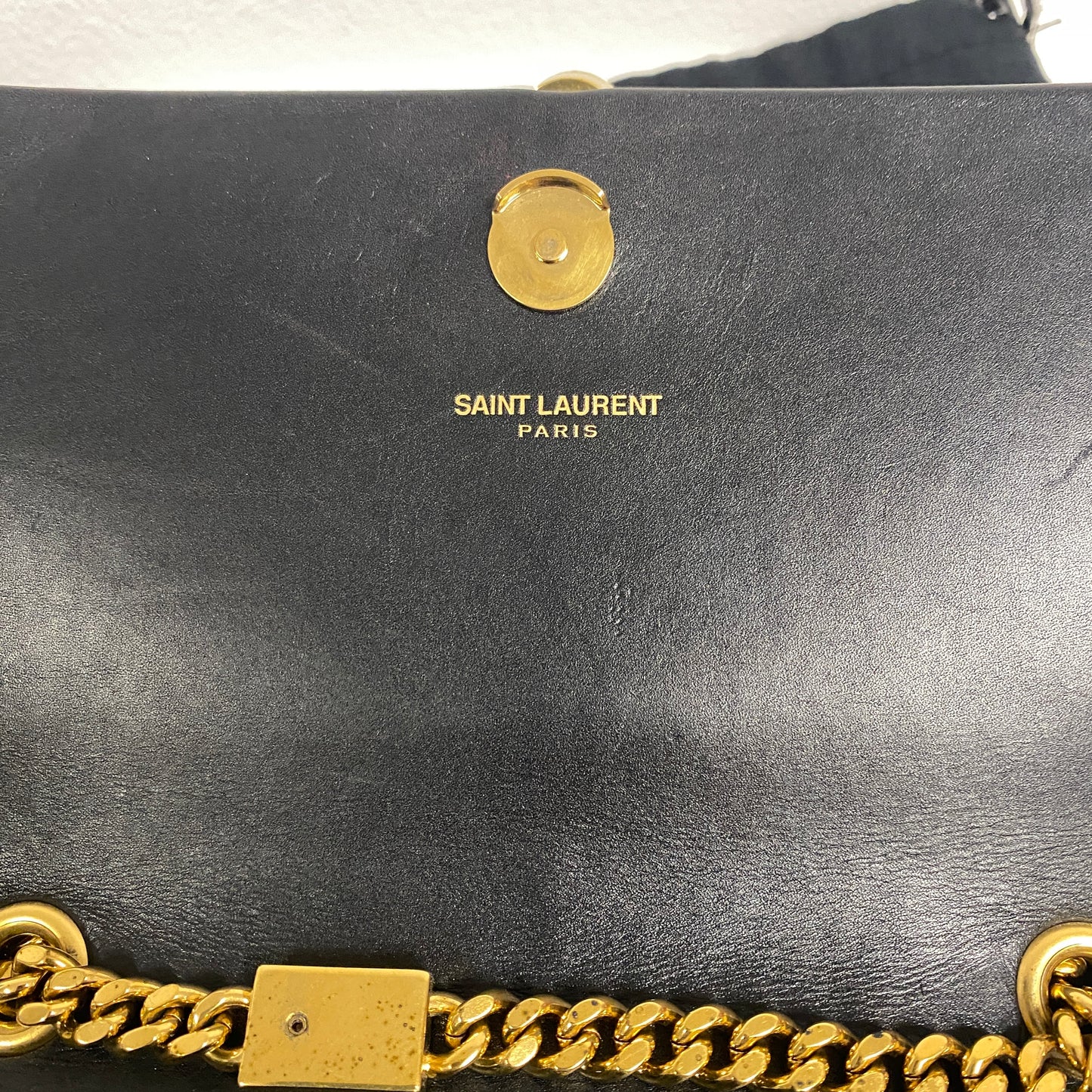 Saint Laurent black Kate tassel crossbody bag