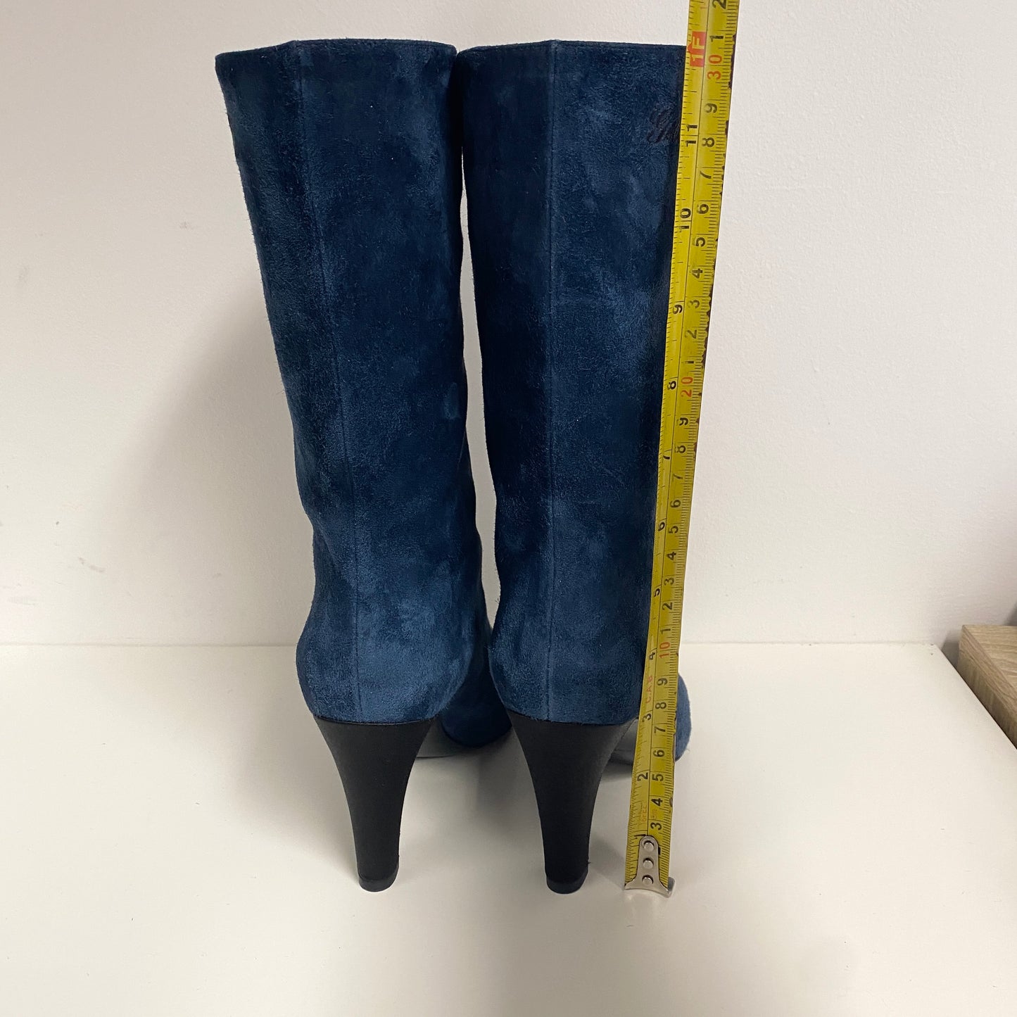 Chanel Blue suede CC & Gabrielle Chanel Boots size 35 uk 2