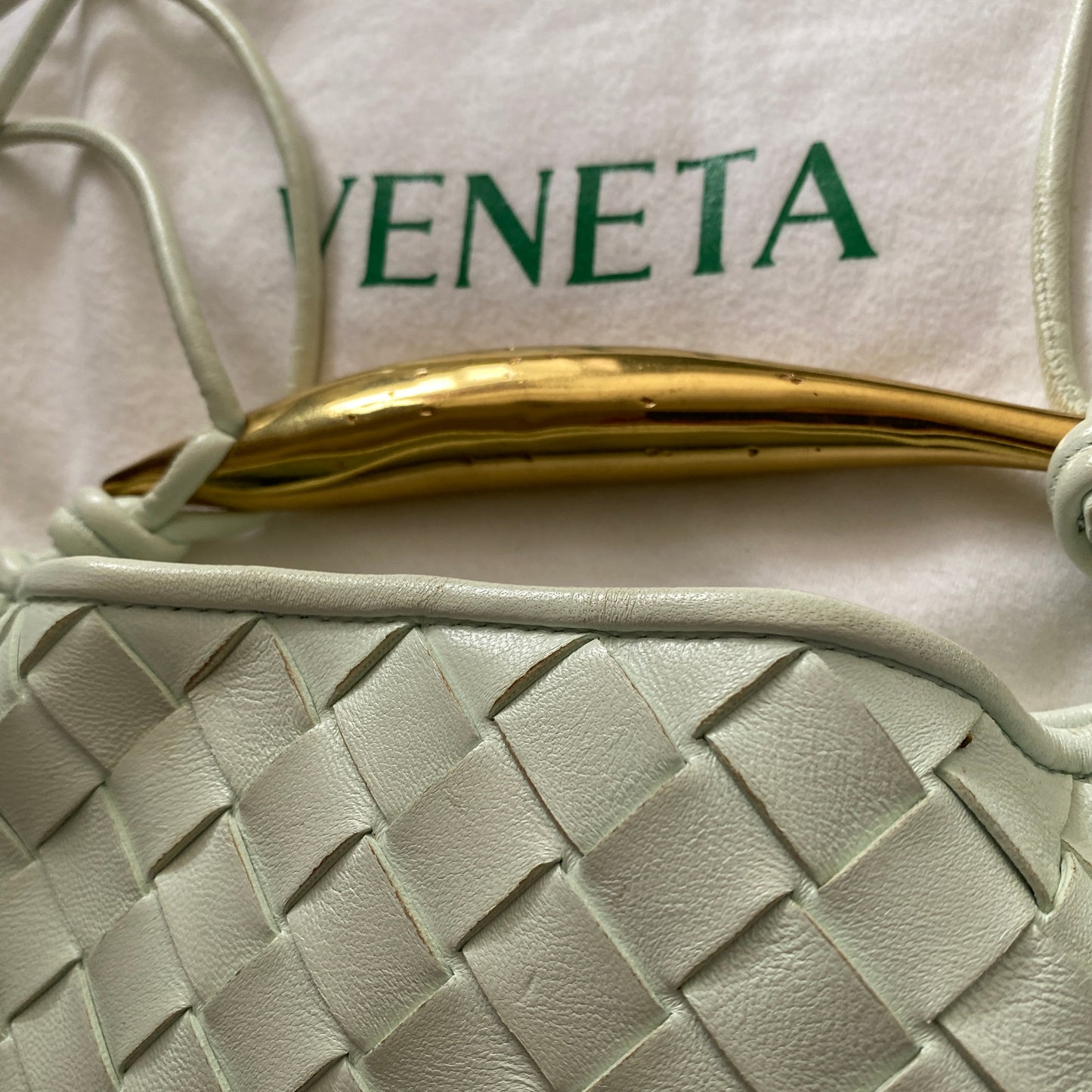 BOTTEGA VENETA MINI LEATHER SARDINE BAG