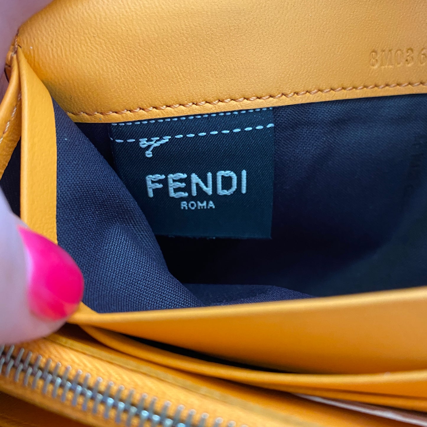 Fendi wallet on chain baguette