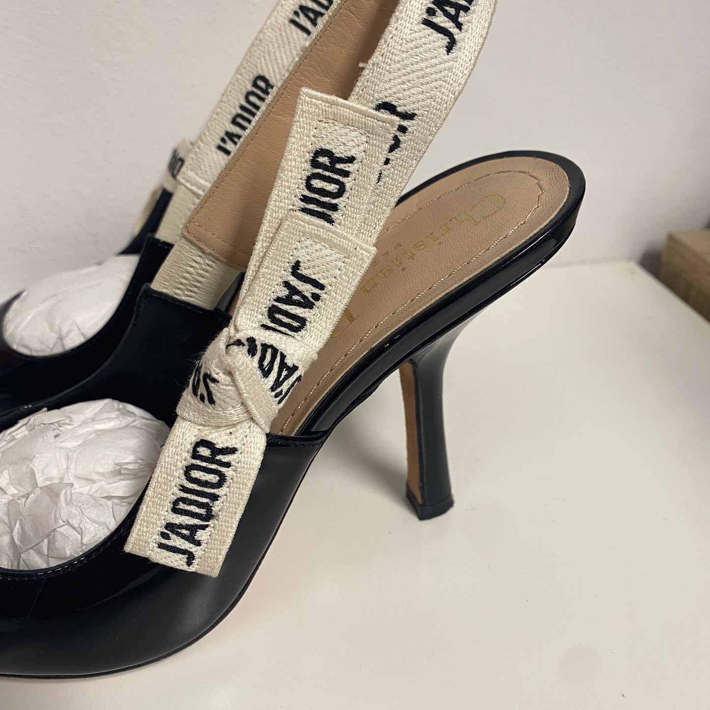 Dior J’Dior sling back pump size 35 uk 2