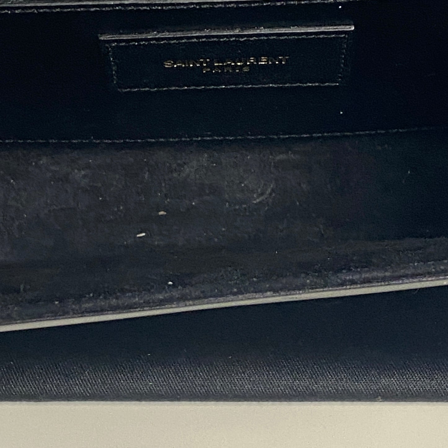 Saint Laurent black Kate tassel crossbody bag