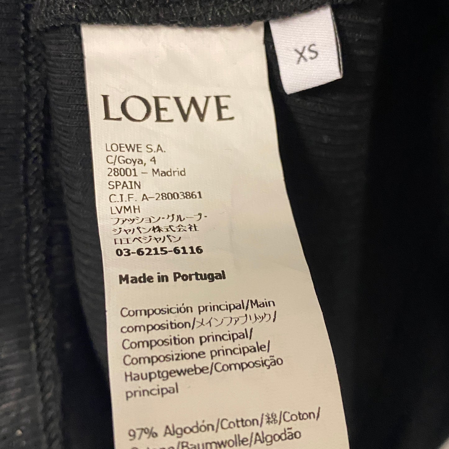 Loewe Loewe Anagram tank top in cotton Size XS