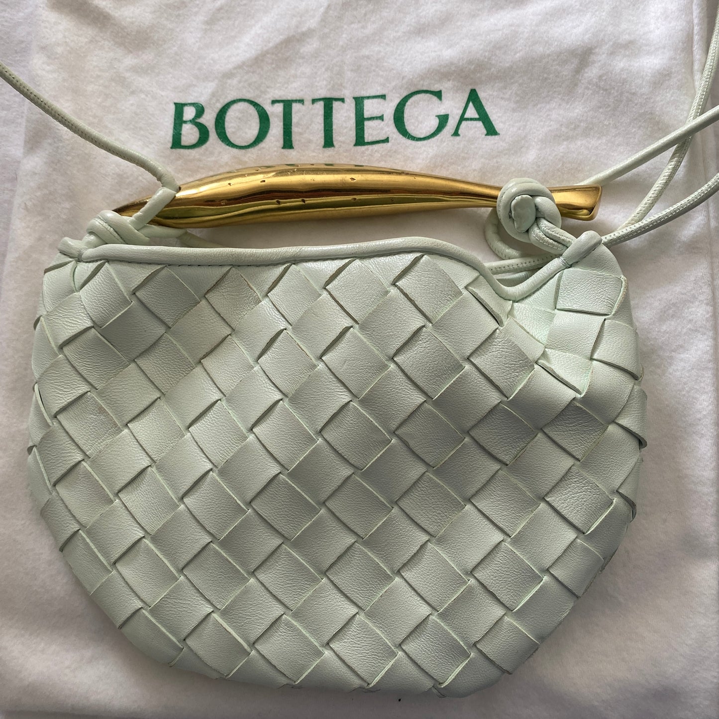 BOTTEGA VENETA MINI LEATHER SARDINE BAG