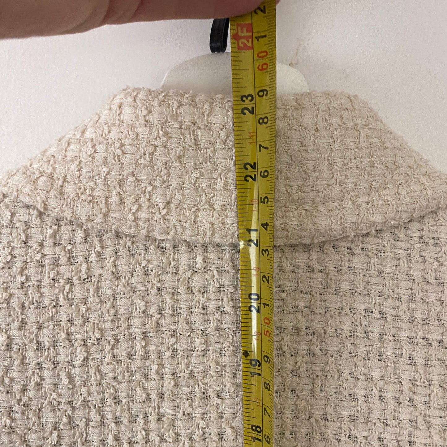 Gucci Cream Bow Detail Tweed Cropped jacket  Size 38 U.K. 6