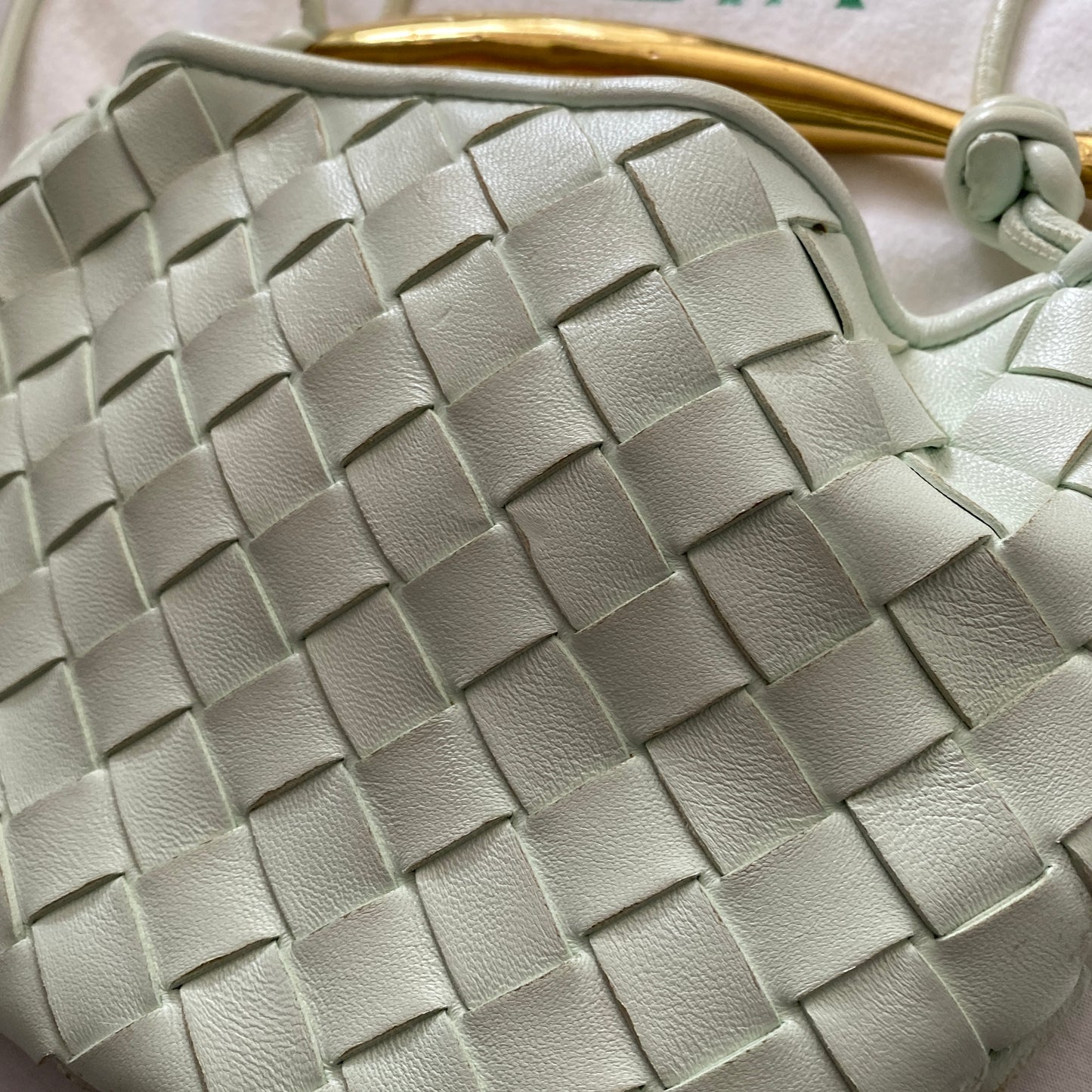 BOTTEGA VENETA MINI LEATHER SARDINE BAG