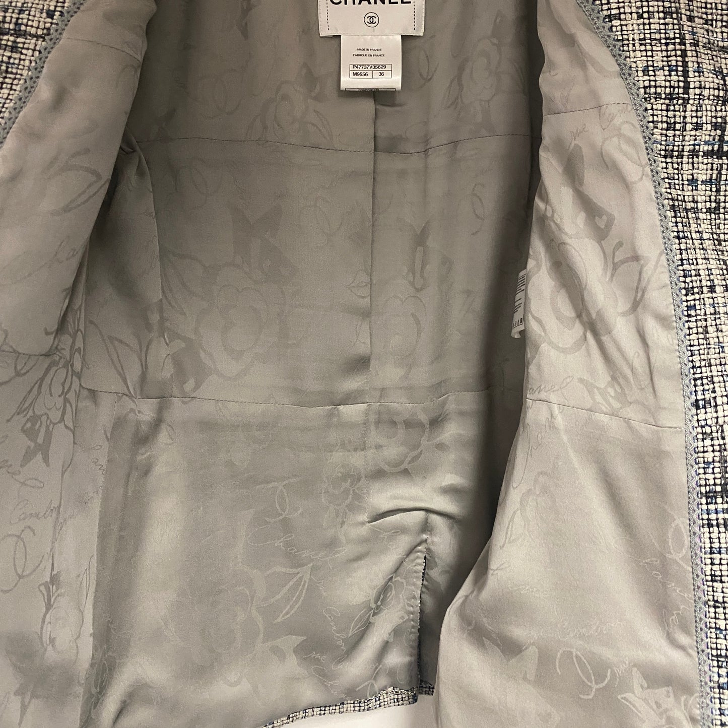 Chanel tweed jacket size 36 U.K. 8