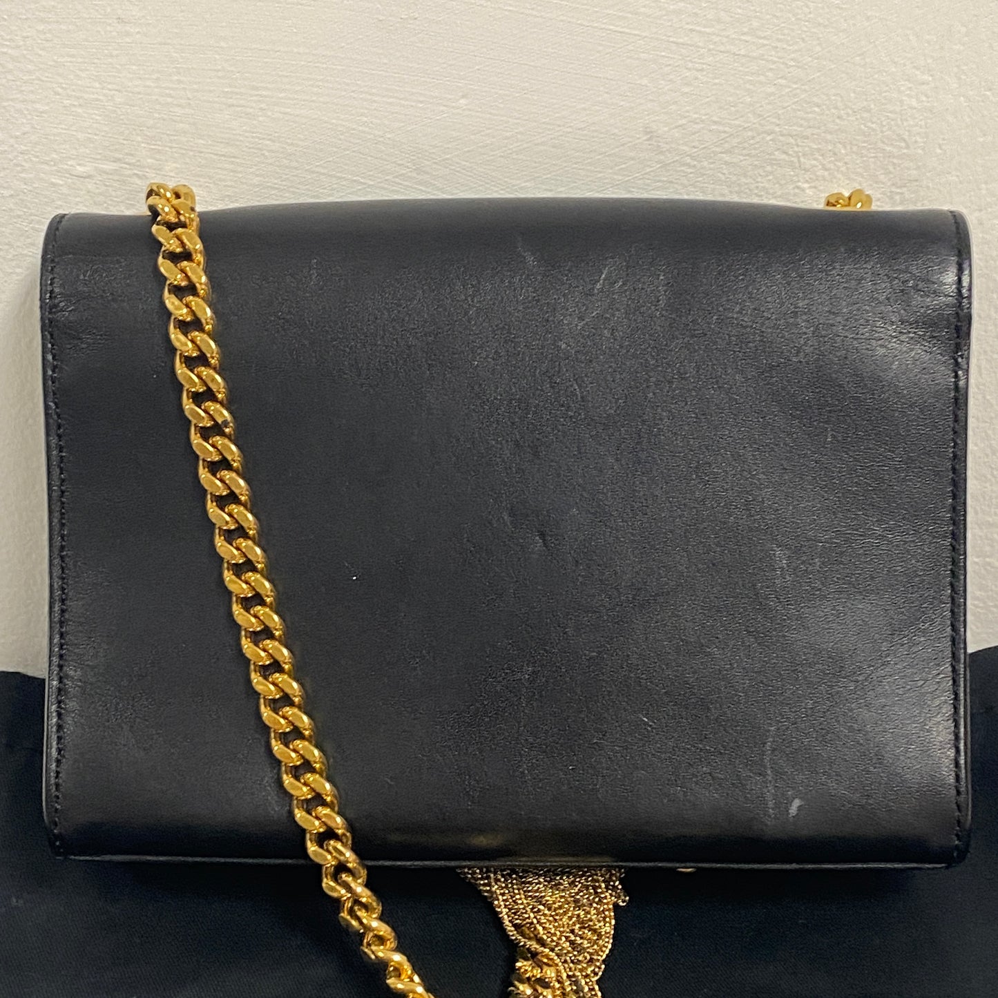Saint Laurent black Kate tassel crossbody bag