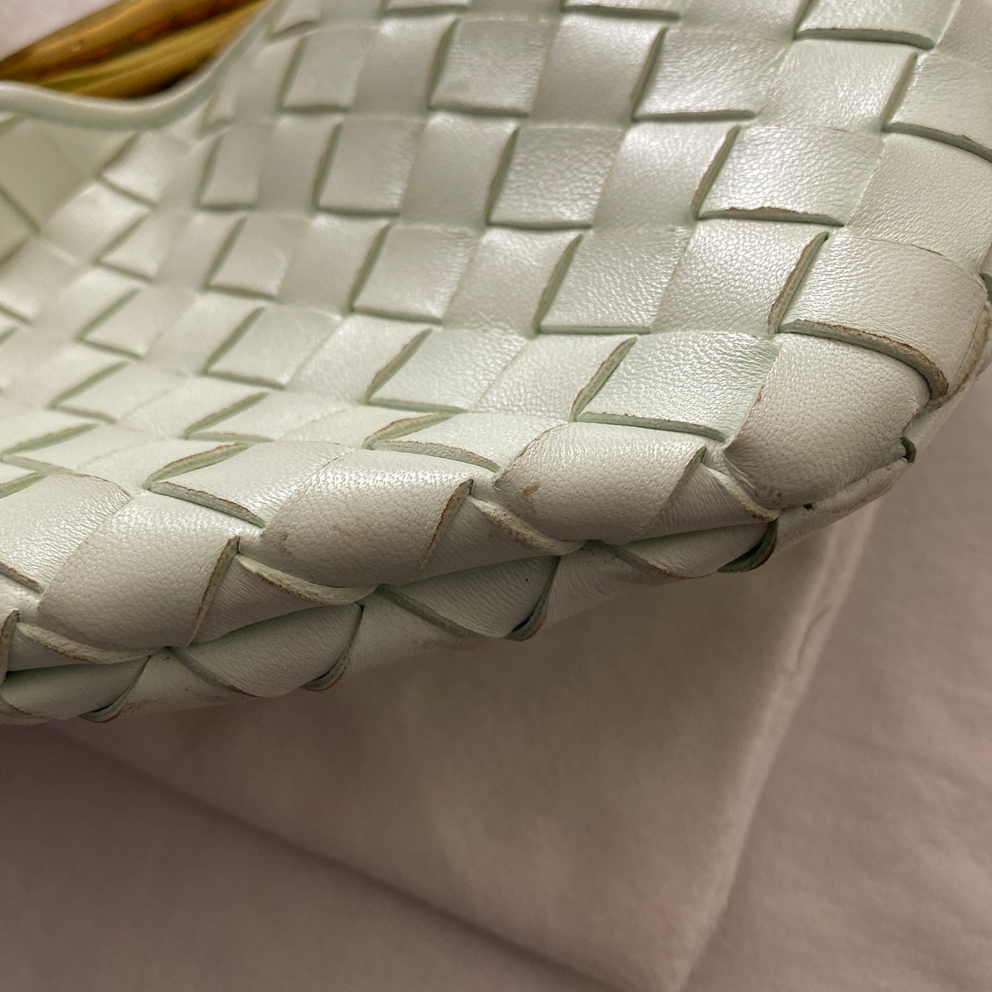 BOTTEGA VENETA MINI LEATHER SARDINE BAG