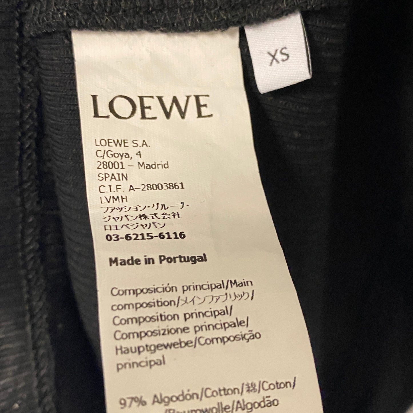 Loewe Loewe Anagram tank top in cotton Size XS