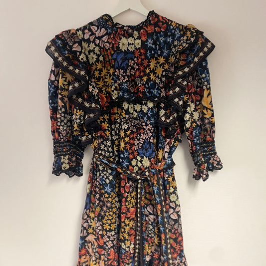 Farm Rio Print Dress Size Small