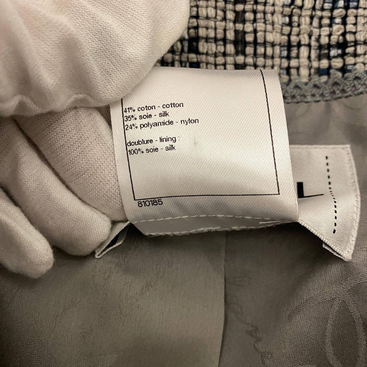 Chanel tweed jacket size 36 U.K. 8