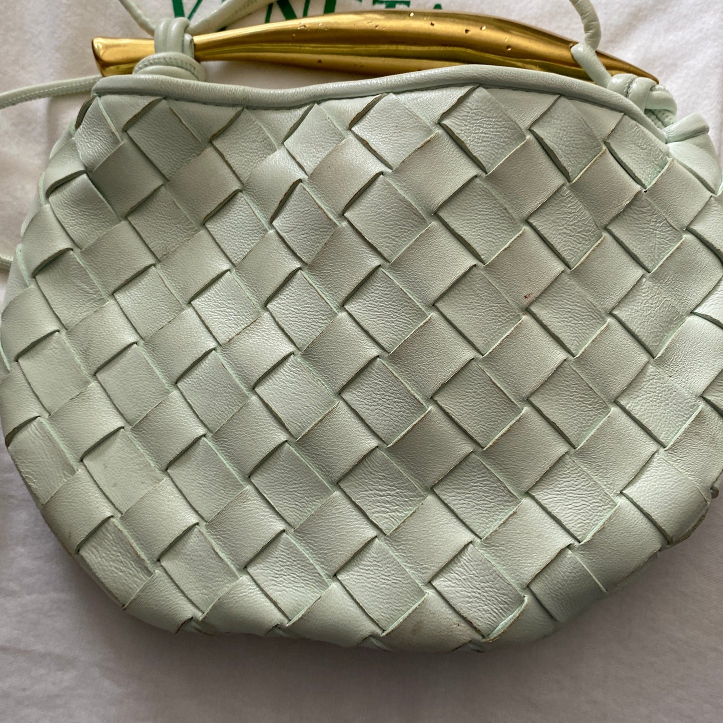 BOTTEGA VENETA MINI LEATHER SARDINE BAG