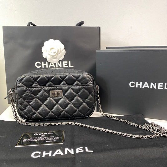 Chanel mini reissue camera bag Aged calfskin leather
