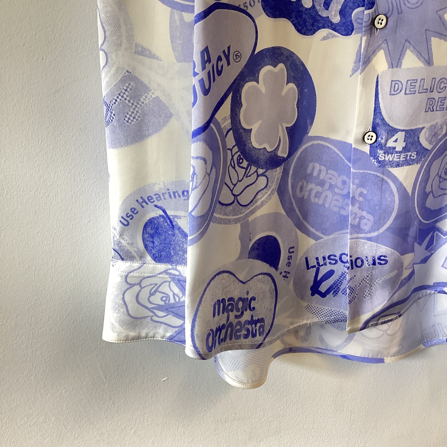 jil sander abstract print blouse size 36