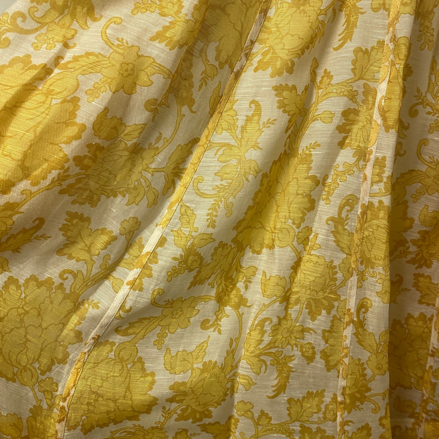 Zimmermann yellow postcard belted dress size 1
