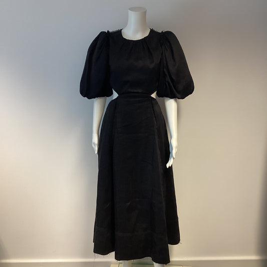 Aje black sequin detailed dress size 8