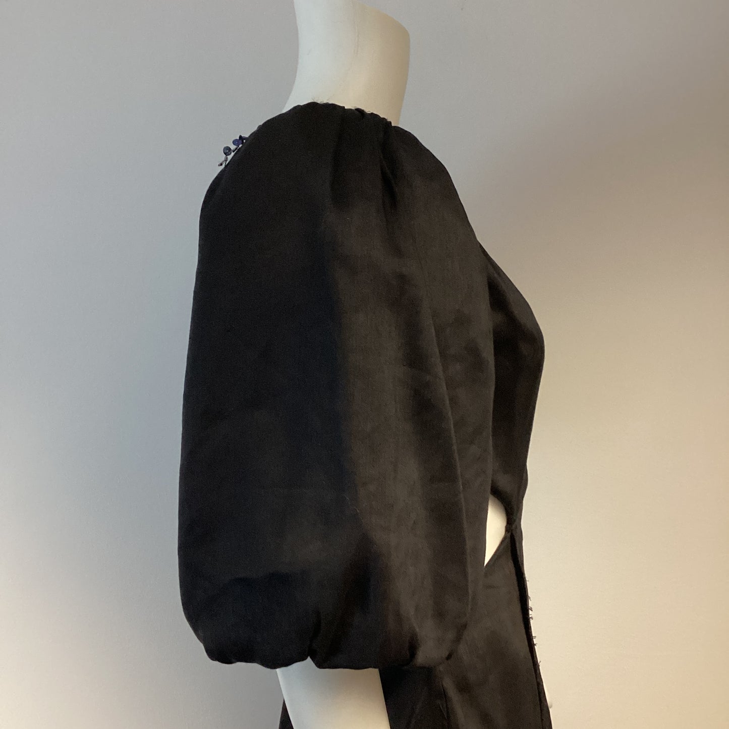 Aje black sequin detailed dress size 8