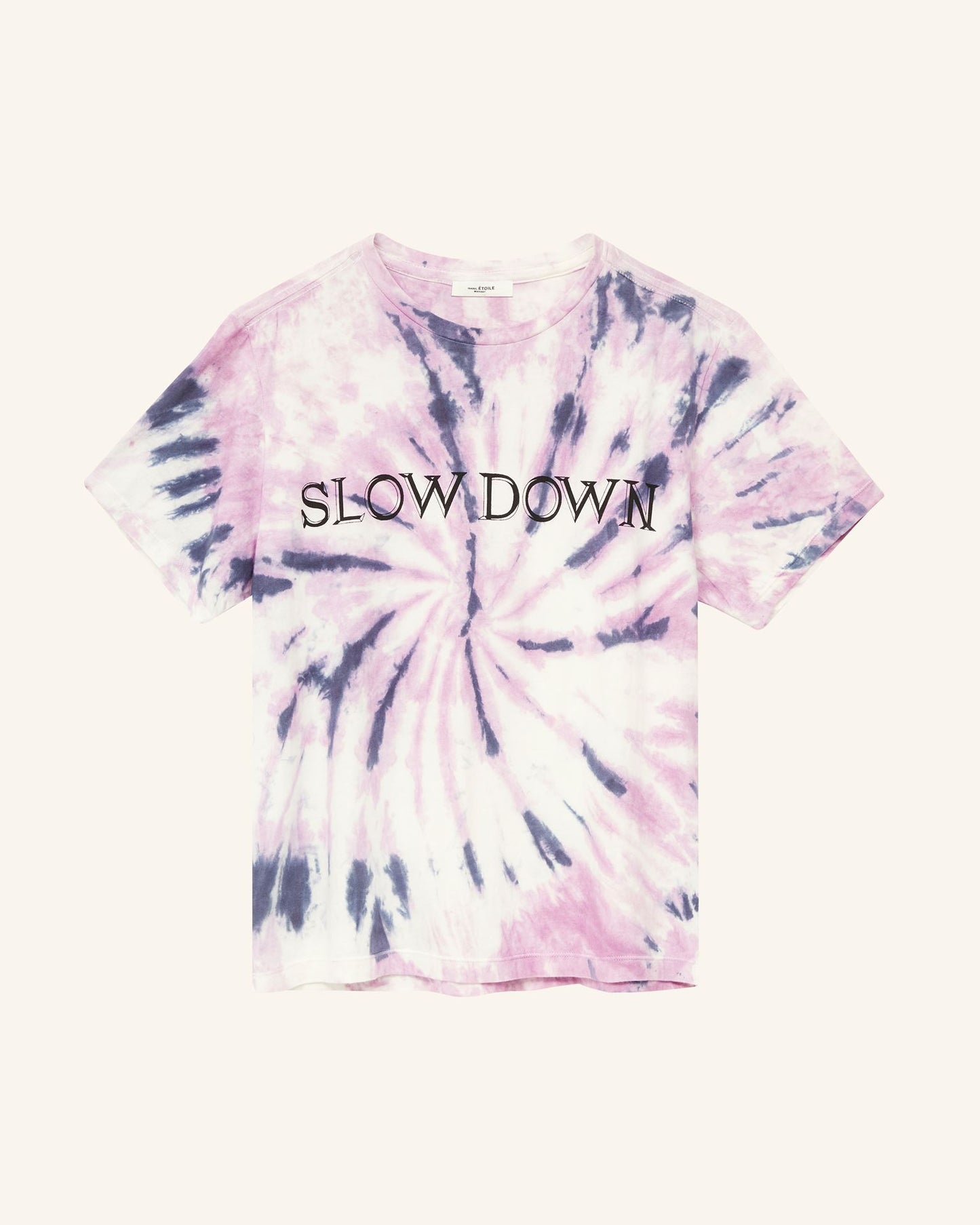 Isabel Marant Slow Down Zewel print lilac t shirt