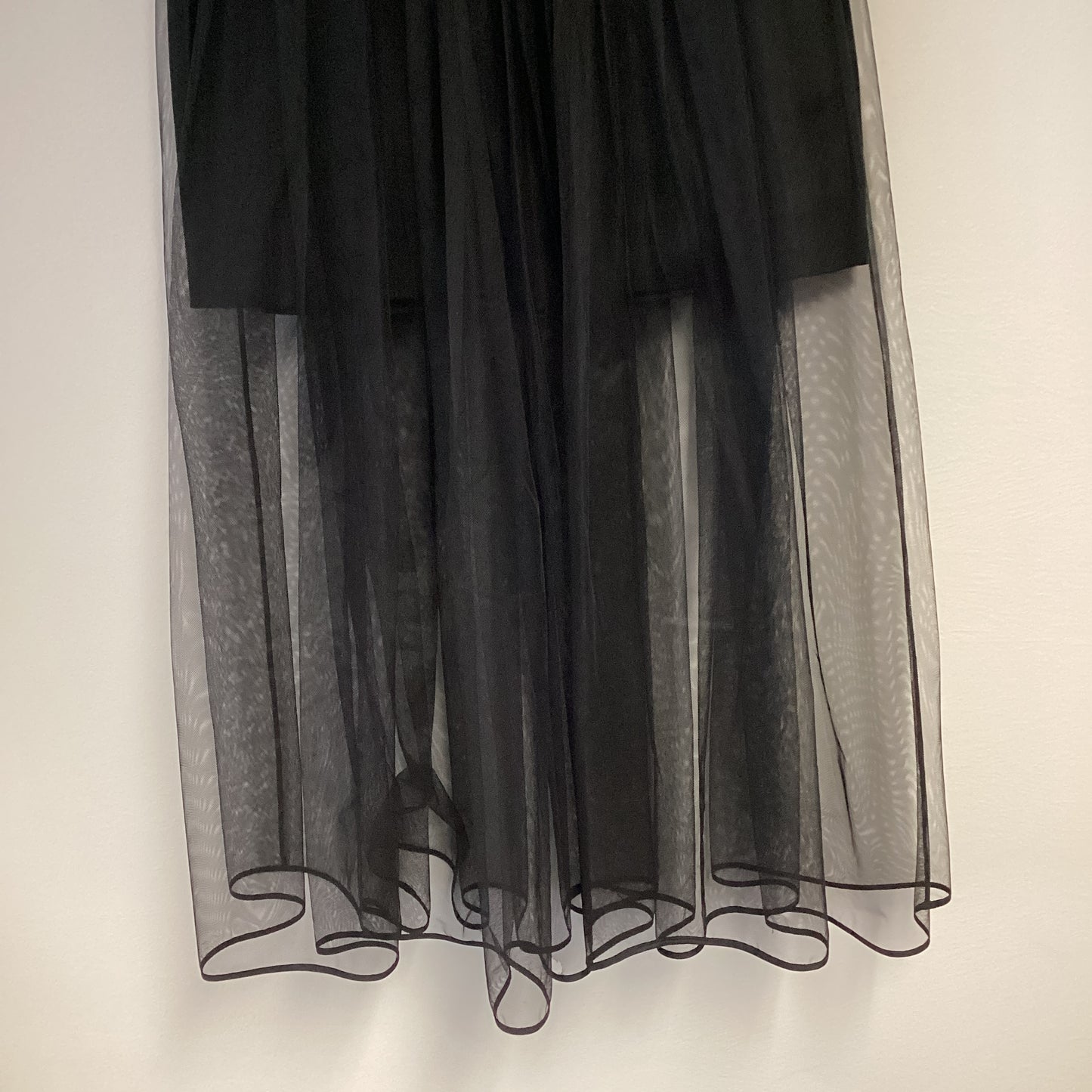 Givenchy black net tulle skirt size 36 uk 6-8