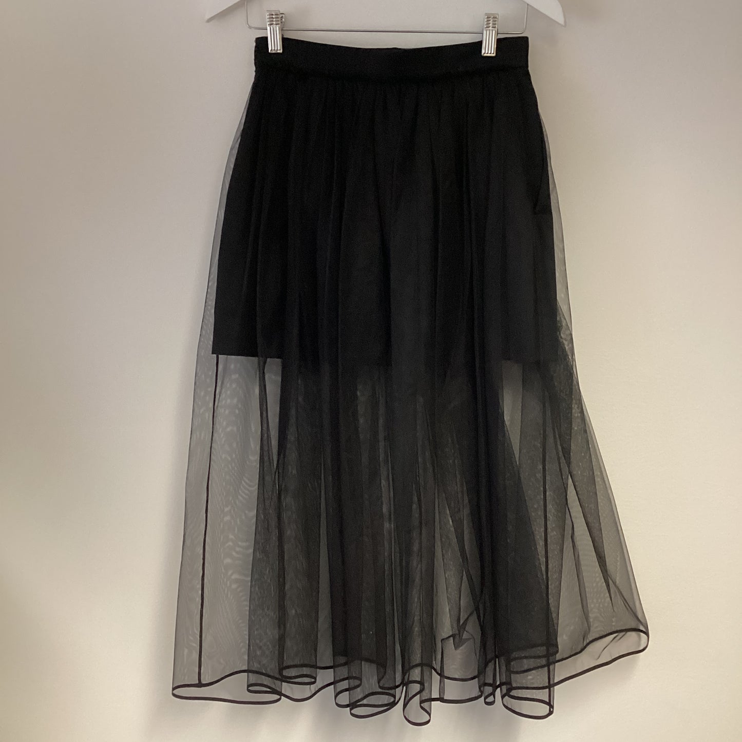 Givenchy black net tulle skirt size 36 uk 6-8