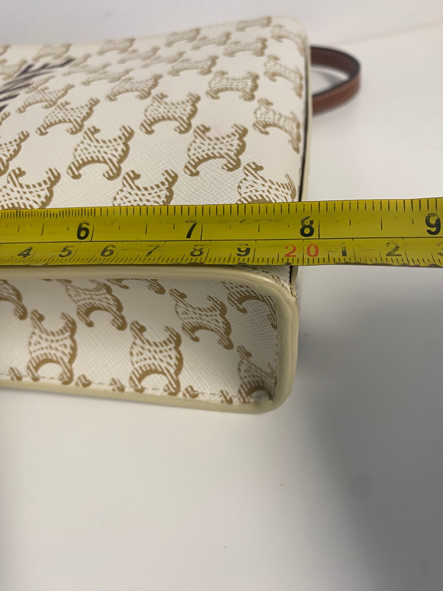 Triomphe Canvas Calfskin Mini Vertical Cabas