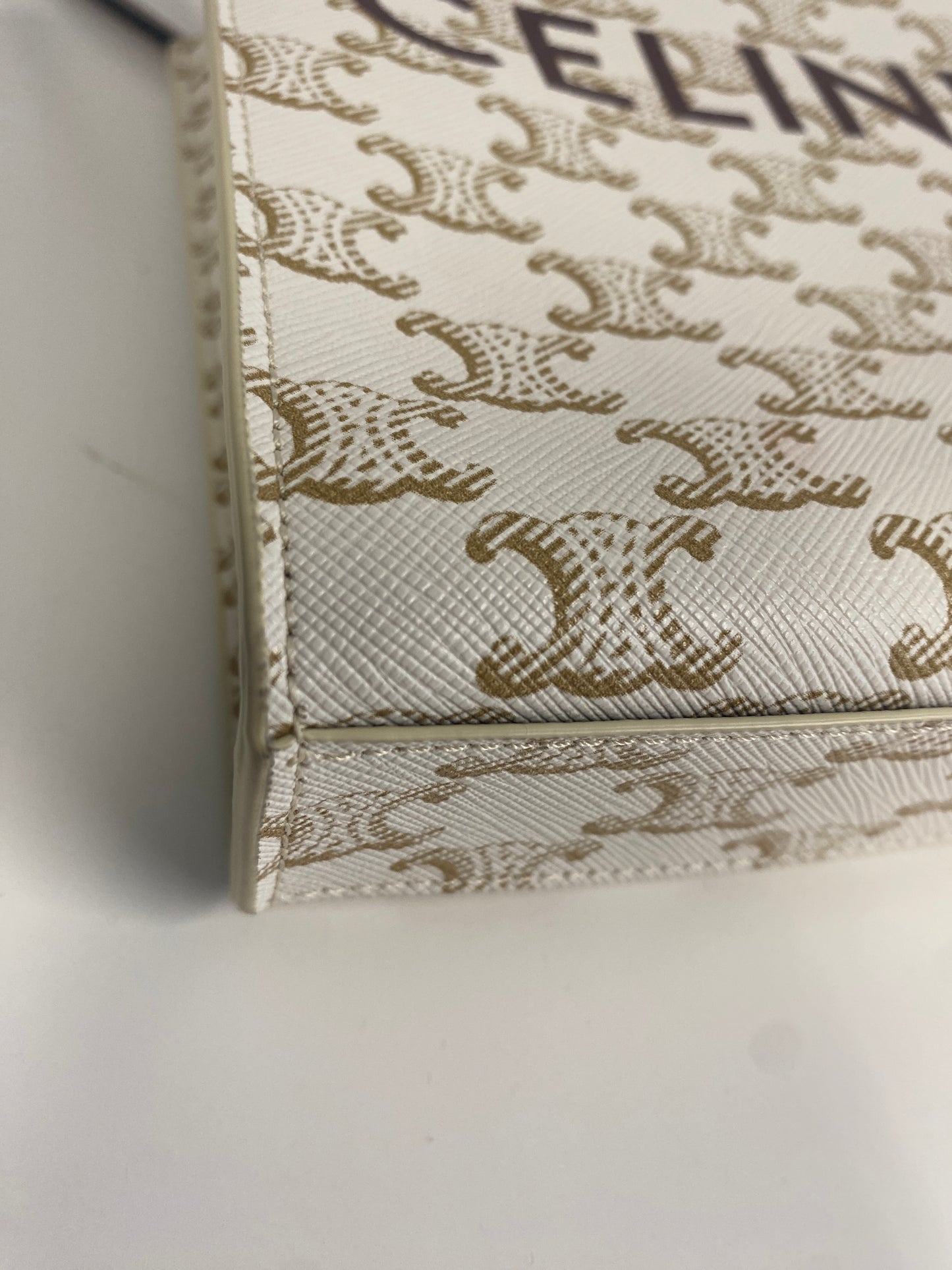 Triomphe Canvas Calfskin Mini Vertical Cabas