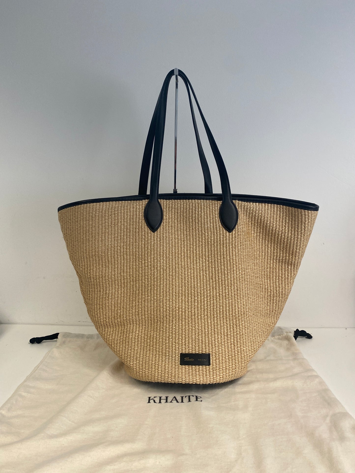 Khaite osa raffia tote  With cloth bag