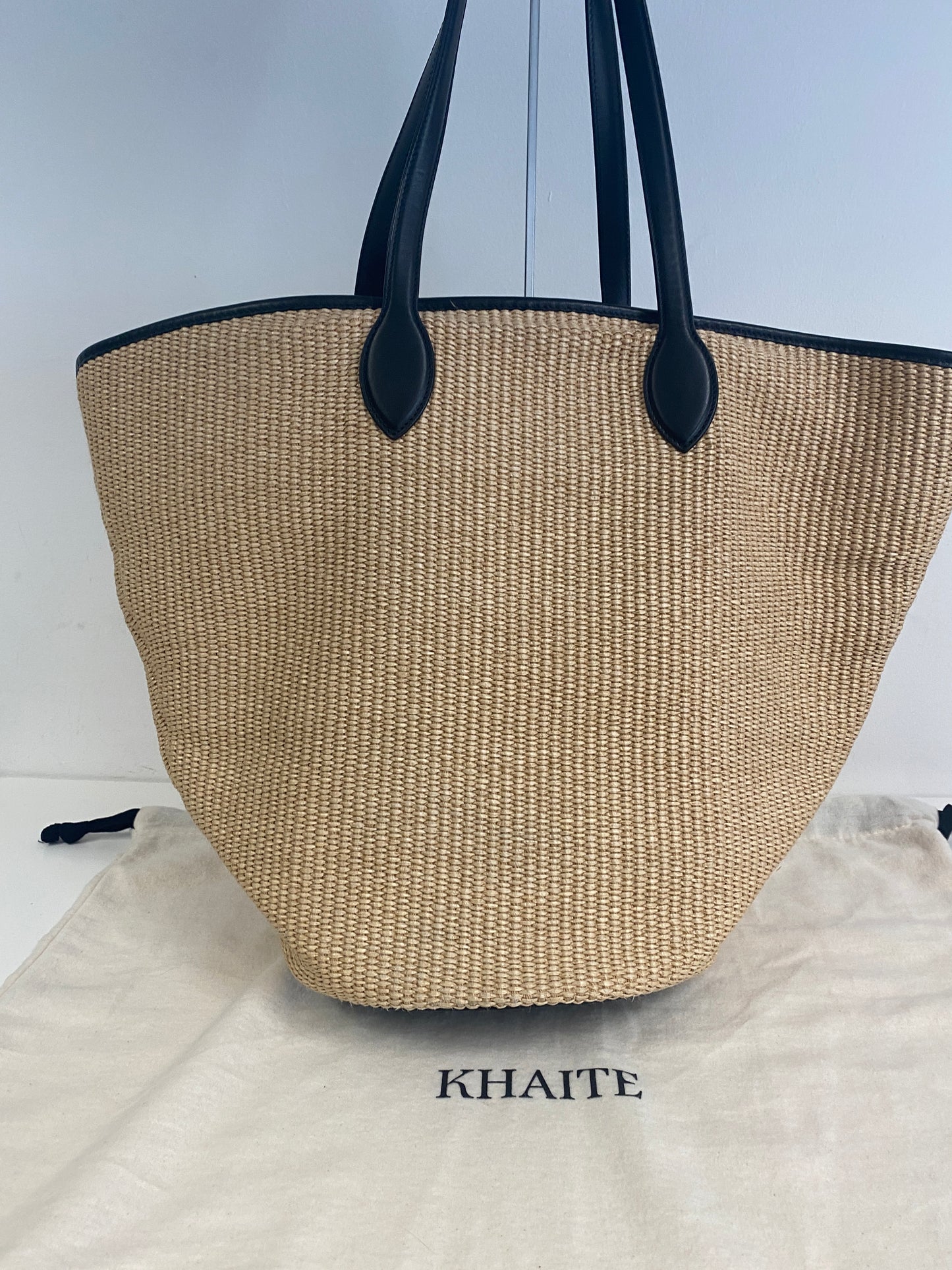 Khaite osa raffia tote  With cloth bag